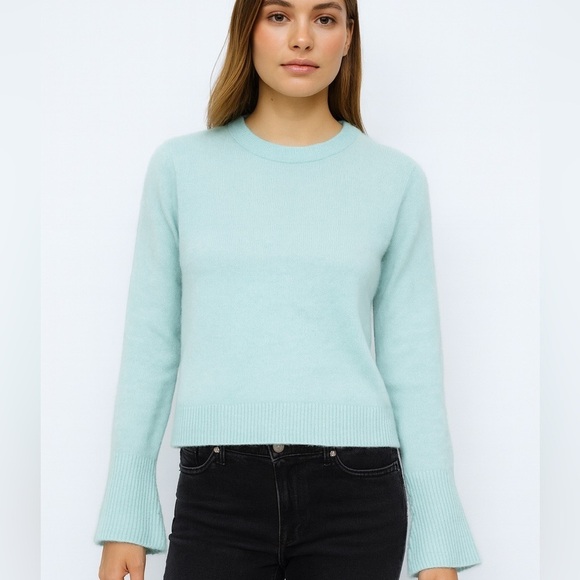 Lord & Taylor Sweaters - Lord & Taylor 100% Cashmere Sweater – Petite XS – Light Aqua